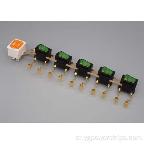 مفتاح متكامل مزدوج القطب YSR-821R-5H